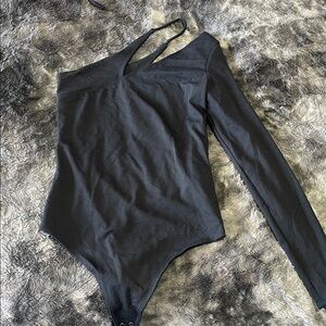 Abercrombie & Fitch Black Soft Bodysuit